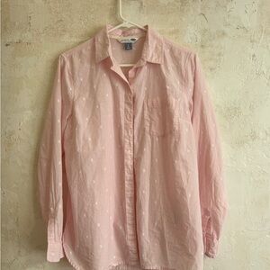 Old Navy Pink Chemise Classic Button Down